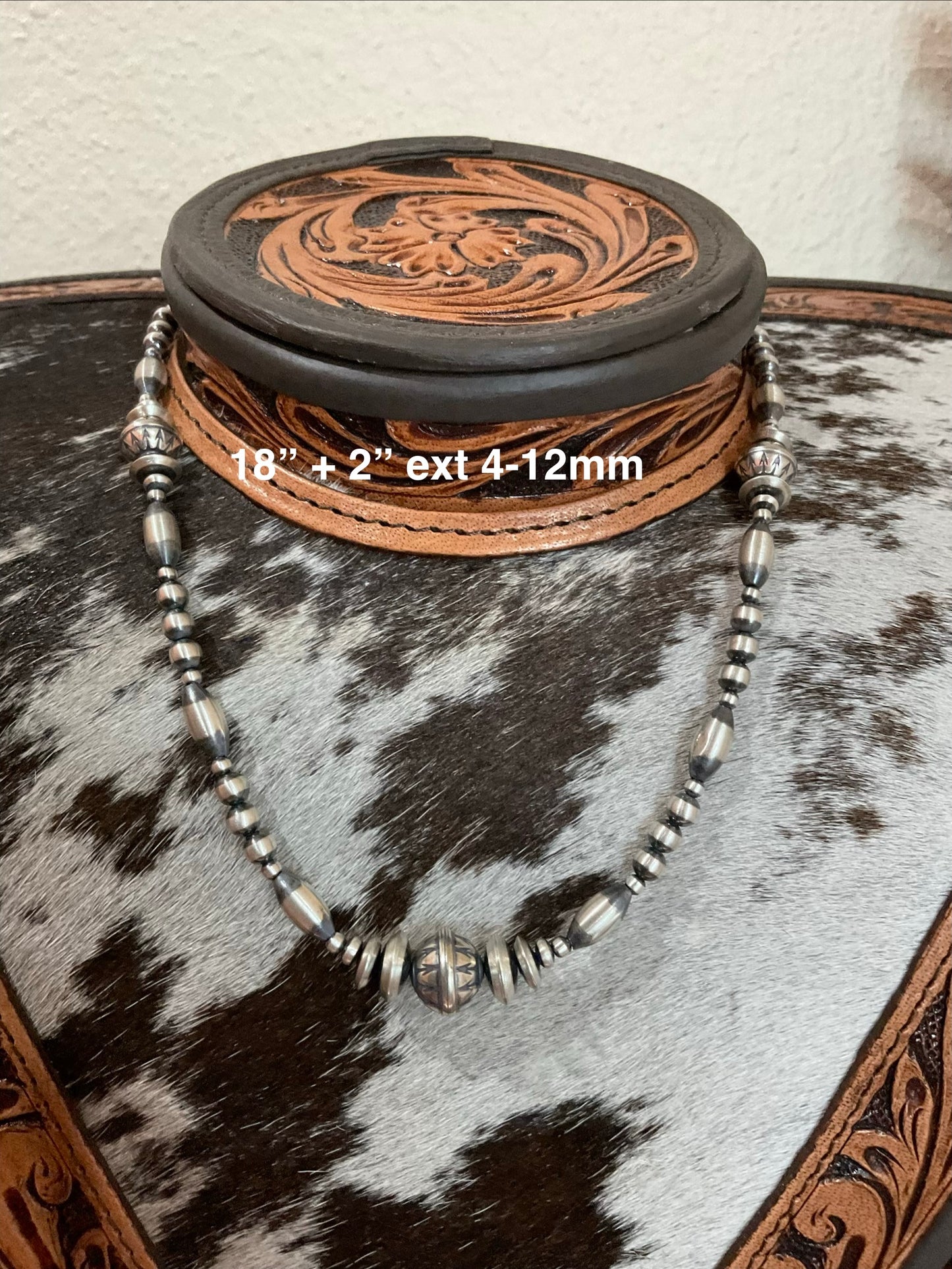 18”-20” 4-12mm Sterling Silver Pearls
