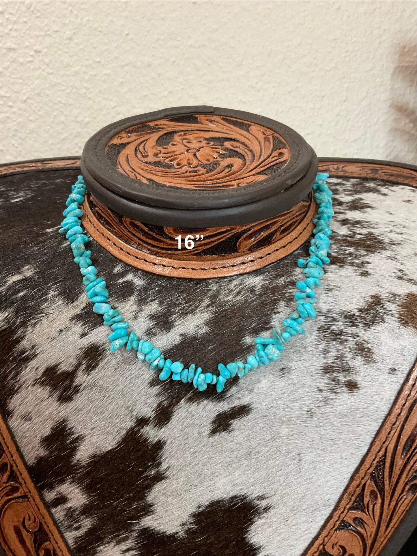 16” Sleeping Beauty Turquoise Necklace